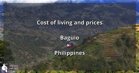cost of living in baguio|Cost of living in Baguio .